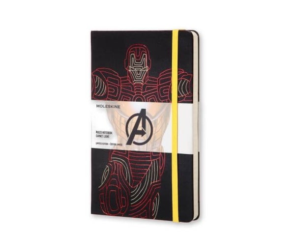 Carnet Moleskine Iron Man Marvel - Grand Format - Édition Limitée - Lignes