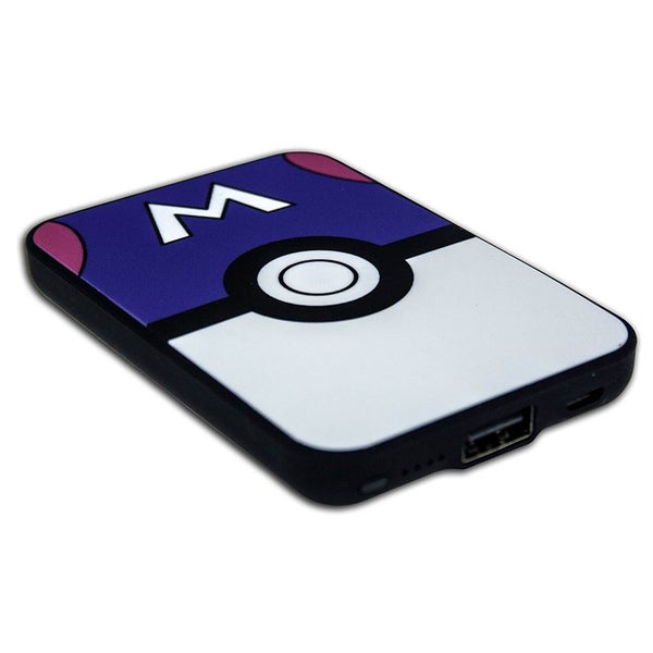 Batterie Externe Taille Carte Bleue (5000mAh) - Pokémon Mégaball