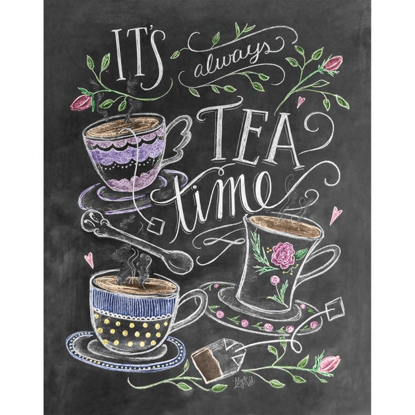 Lily & Val Tea Time Art Print