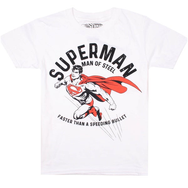 T-Shirt Enfant DC Comics Superman - Blanc