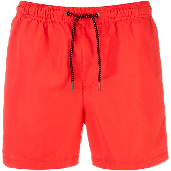 Jack & Jones Men's Originals Sunset Swimshorts - Fiery Coral