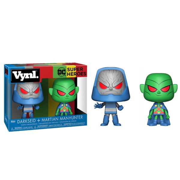 DC Martian Manhunter and Darkseid Vynl.