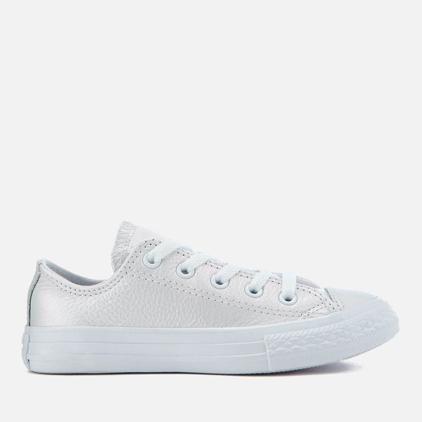 Converse Kids' Chuck Taylor All Star Ox Trainers - White/White/White