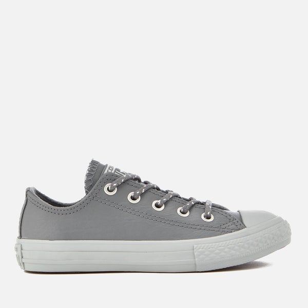 Converse Kids' Chuck Taylor All Star Ox Trainers - Cool Grey/Pure Platinum