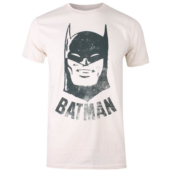 DC Comics Men's Batman Vintage T-Shirt - Natural