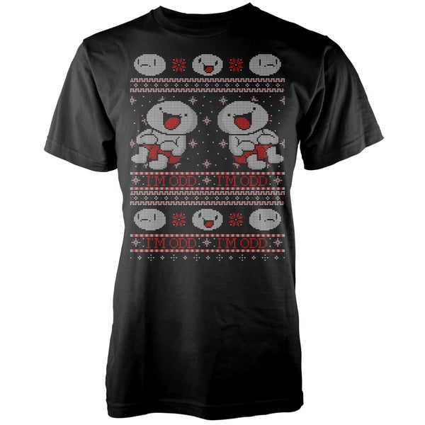 T-Shirt de Noël Homme I'm Odd Odd1sOut - Noir