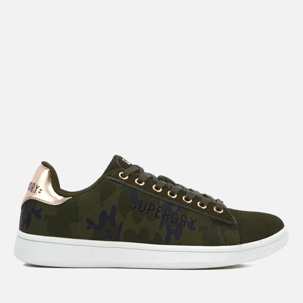 Superdry Women's Army Suede Trainers - Camo