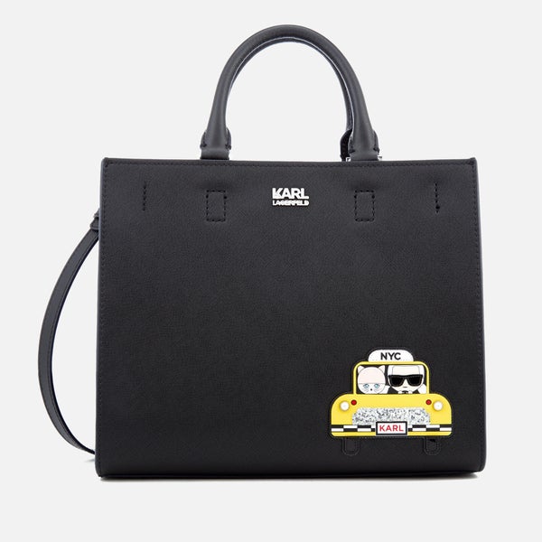 Karl Lagerfeld Women's Mini NYC Tote Bag - Black