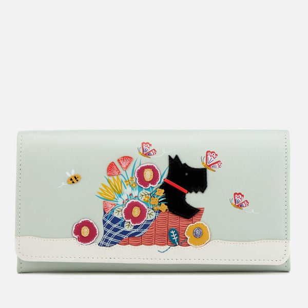 Radley Women's Basket Bouquet Large Flapover Matinee Purse - Sea Mist