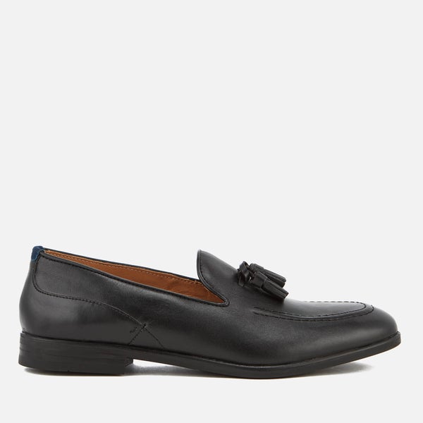 Hudson London Men's Dickson Leather Tassel Loafers - Black