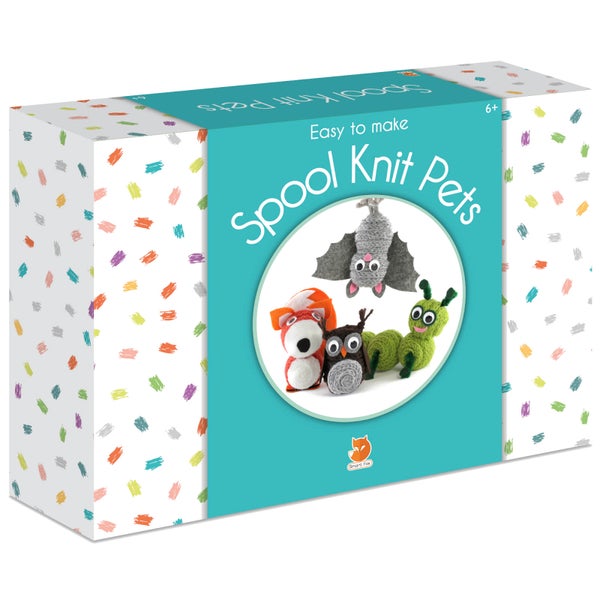 Smart Fox Jr. Easy to Make Spool Knit Pets