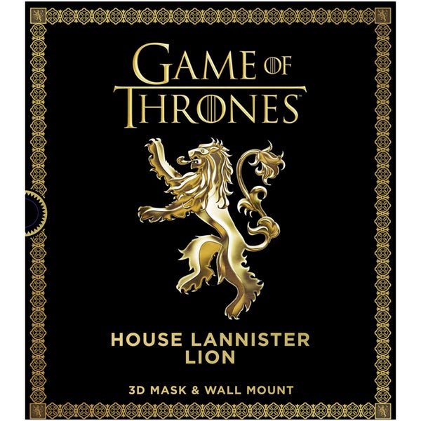 Game of Thrones House Lannister Lion 3D Mask