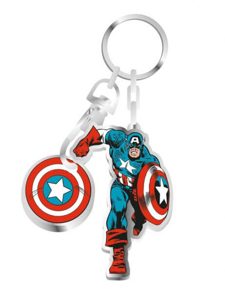 Marvel Captain America - Keyring Trolley Coin