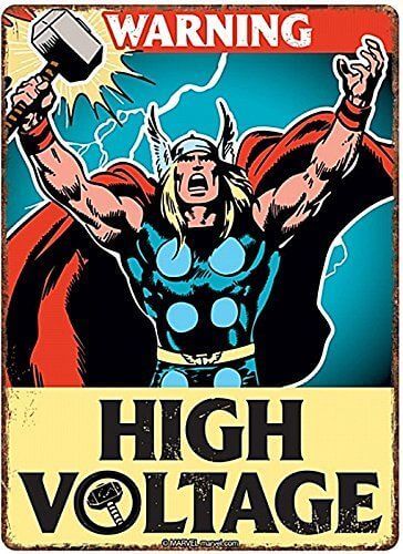 Tin Sign Small - Marvel Thor