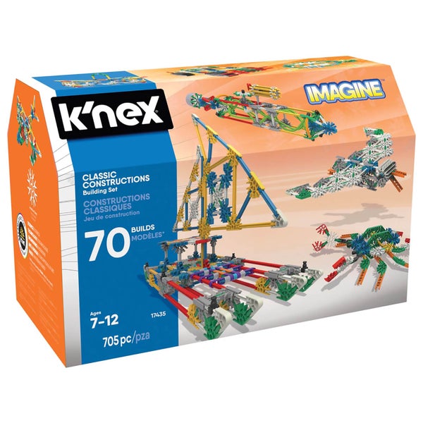 K'NEX Imagine Classic Constructions 70 Model Building Set (17435)