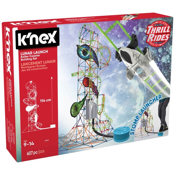 K'NEX Thrill Rides Lunar Launch Roller Coaster Building Set (51425)