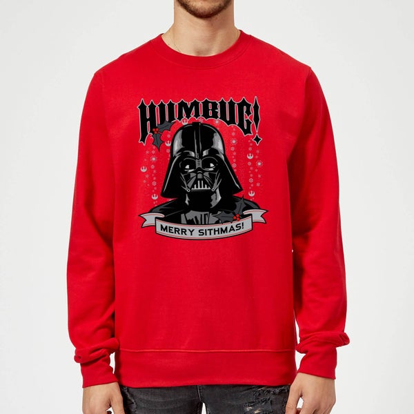 Star Wars Darth Vader Merry Sithmas Weihnachtspullover – Rot
