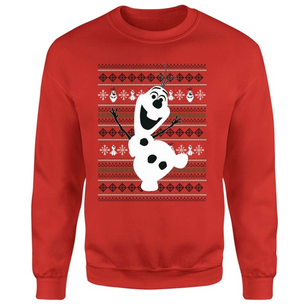 Disney Frozen Dansende Olaf Kersttrui - Rood