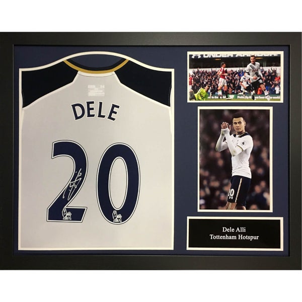 Dele Alli Signed and Framed Tottenham Hotspurs Shirt