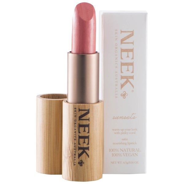 Neek Skin Organics 100% ナチュラル ヴィーガン リップスティック - サンセット