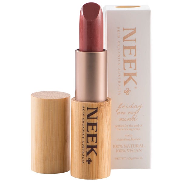 Полностью натуральная помада, веганский продукт Neek Skin Organics 100 % Natural Vegan Lipstick - Friday On My Mind