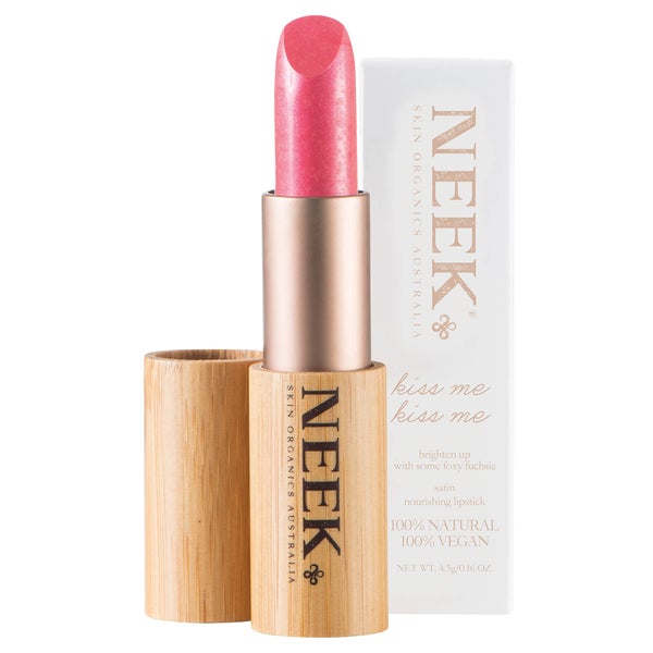 Neek Skin Organics 100% Natural Vegan Lipstick -vegaaninen huulipuna, Kiss Me Kiss Me