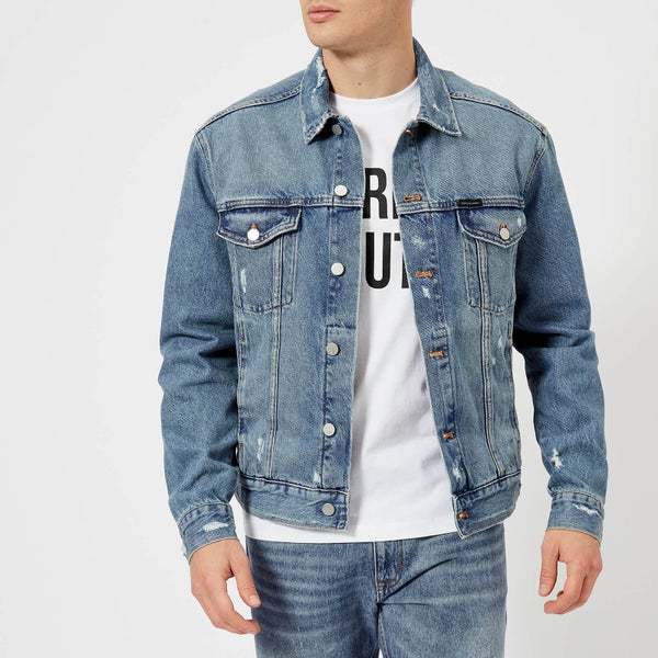 Calvin Klein Men's Classic Trucker Denim Jacket - Vintage