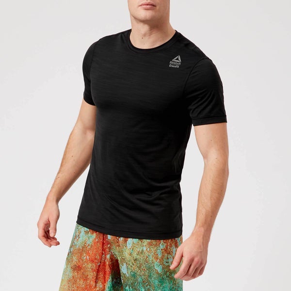 Reebok Men's Cross Fit Activchill Vent Short Sleeve T-Shirt - Black