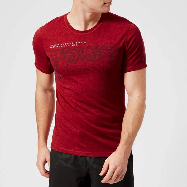 Reebok Men's CrossFit Graphic Short Sleeve T-Shirt - Rich Magma
