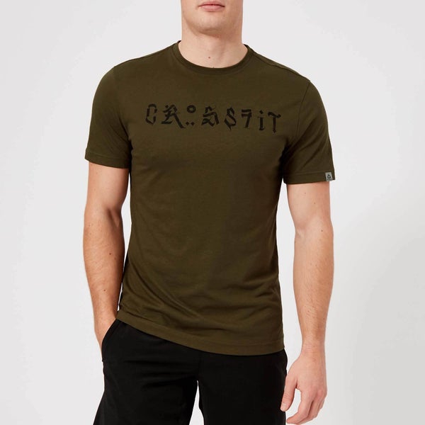 Reebok Men's CrossFit Pokras Short Sleeve T-Shirt - Army Green