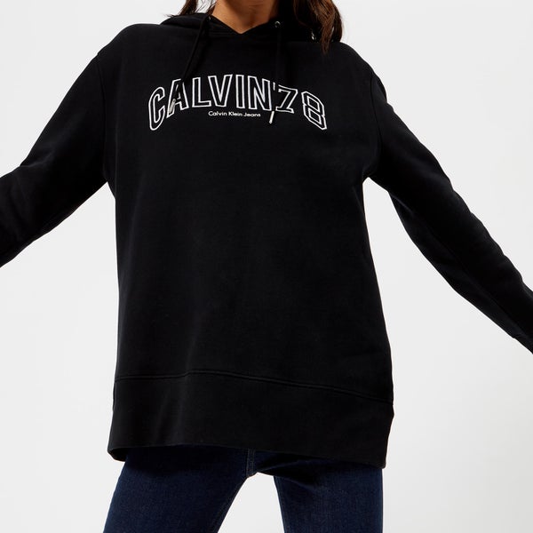Calvin Klein Women's Loose Fit Hoody - Black