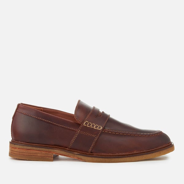 Clarks Men's Clarkdale Flow Leather Loafers - Mahogany