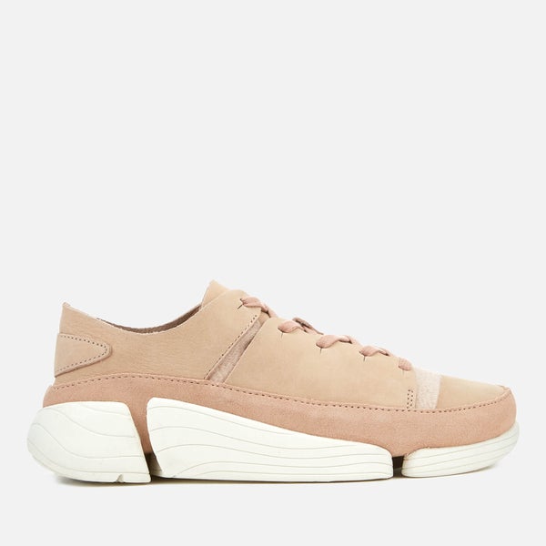 Clarks Originals Women's Trigenic Evo Nubuck Trainers - Light Pink