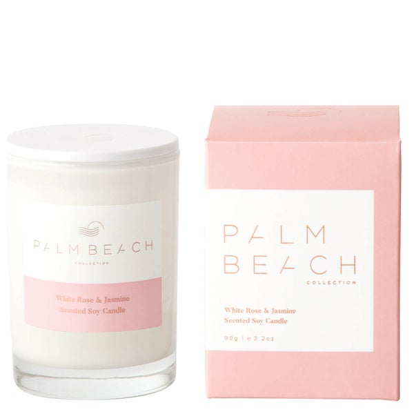 Palm Beach White Rose & Jasmine Mini Candle 90g