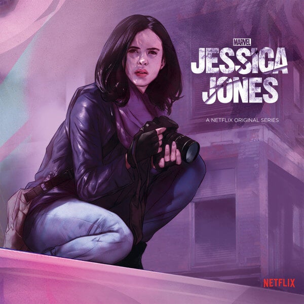 Vinyle Jessica Jones Marvel - Exclusivité Zavvi 18 cm