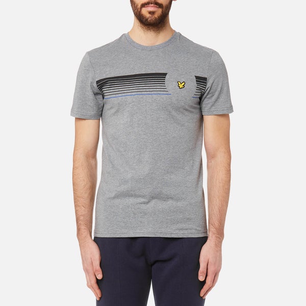 Lyle & Scott Men's Robson Graphic T-Shirt - Mid Grey Marl