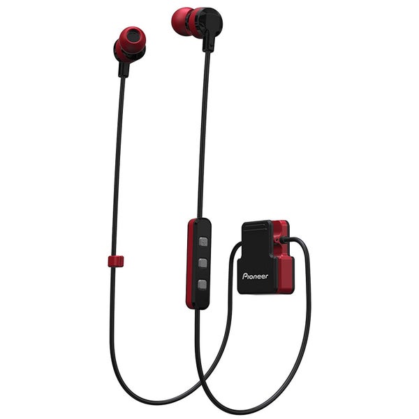 Pioneer SE-CL5BT-GR Wireless Bluetooth Earphones - Red