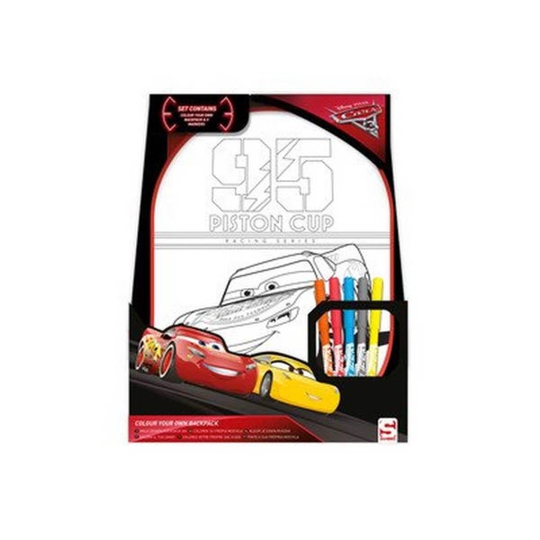 Cars 3 Colour Your Own Backpack