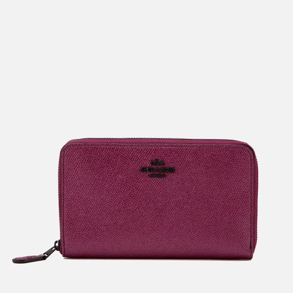 Coach Women's Medium Zip Around Wallet - Metallic Mauve
