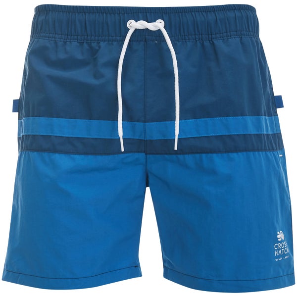 Crosshatch Men's Teesdale Swim Shorts - Estate Blue