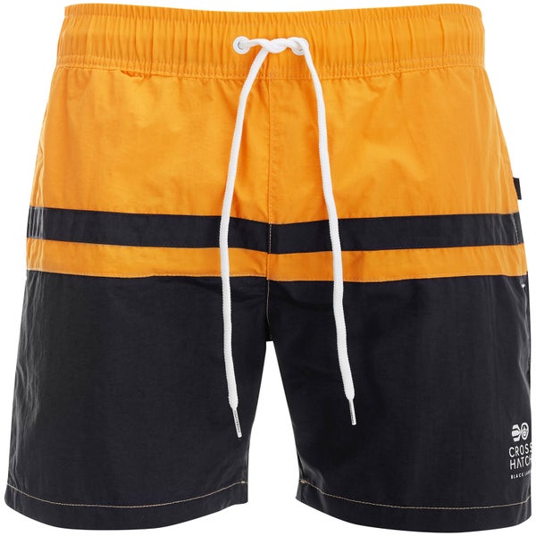 Crosshatch Men's Teesdale Swim Shorts - Saffron
