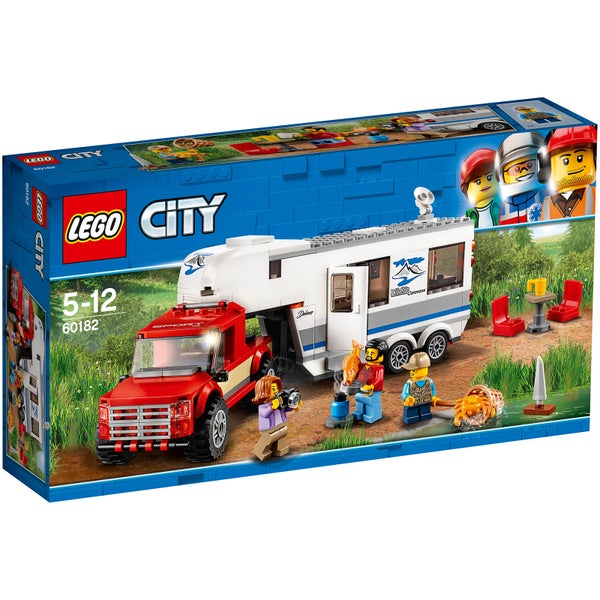 LEGO City Great Vehicles: Pick-uptruck en caravan (60182)