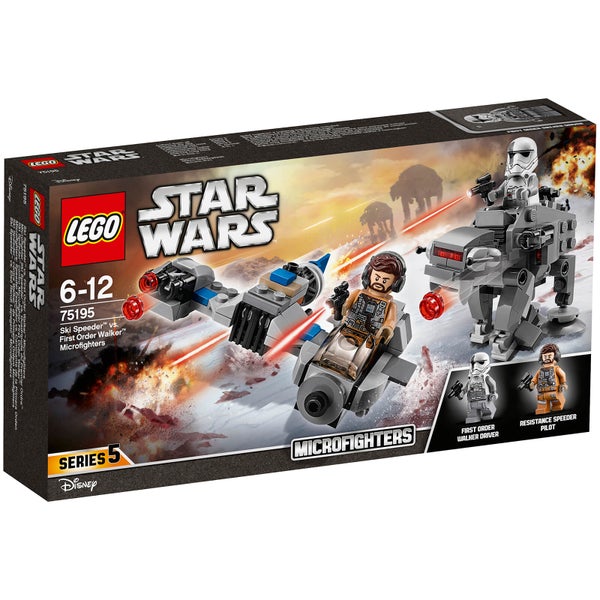 LEGO Star Wars: Ski Speeder vs. First Order Walker Microfighters (75195)