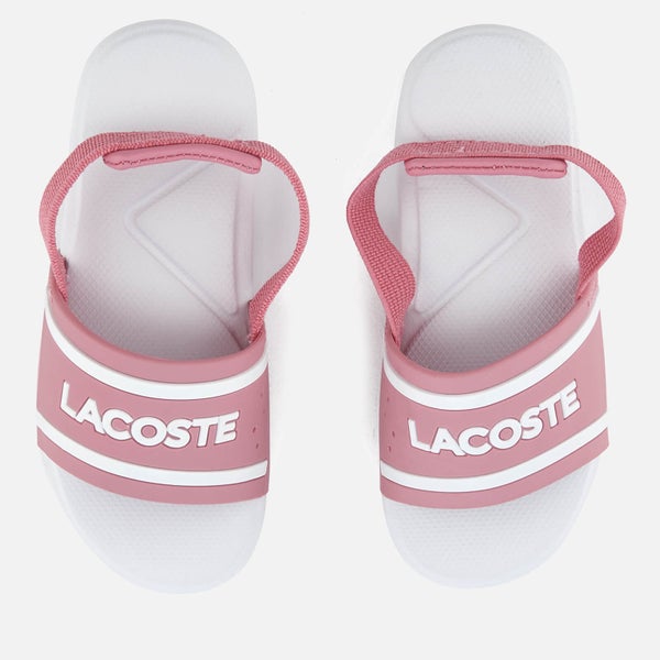 Lacoste Toddlers' L.30 118 2 Slide Sandals - Pink/White