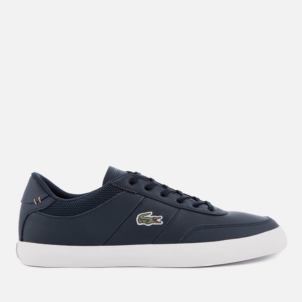 Lacoste Men's Court Master 118 2 Leather Trainers - Navy/Off White