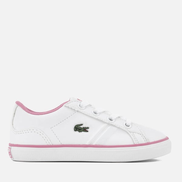 Lacoste Toddlers' Lerond 218 2 Trainers - White/Pink
