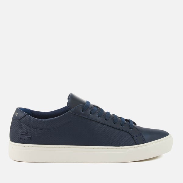 Lacoste Men's L.12.12 113 Leather Cupsole Trainers - Navy/Off White