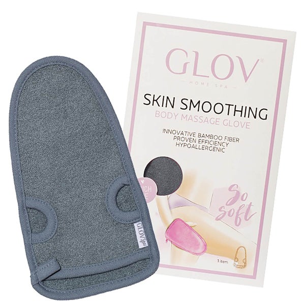 GLOV Skin Smoothing Body Massage Glove -hierontakäsine, harmaa