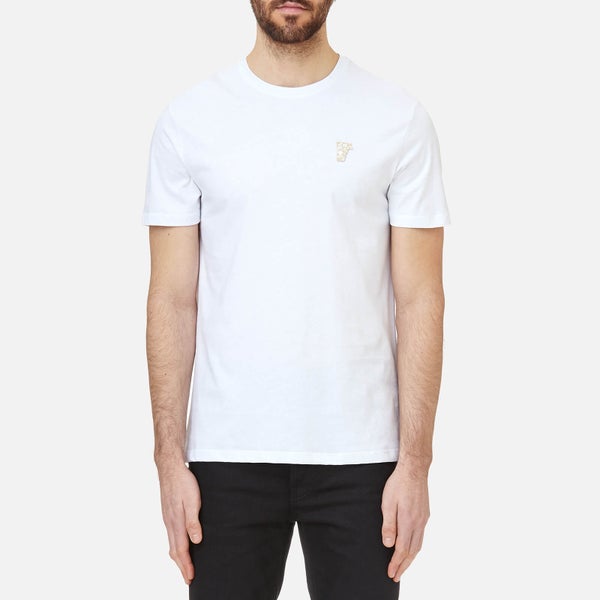 Versace Collection Men's Small Logo T-Shirt - White/Gold