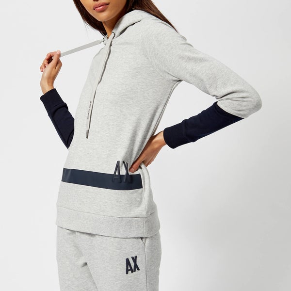 Armani Exchange Women's Hooded Sweatshirt - Grey